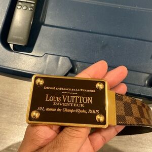 Louis Vuitton Inventeur Reversible Belt